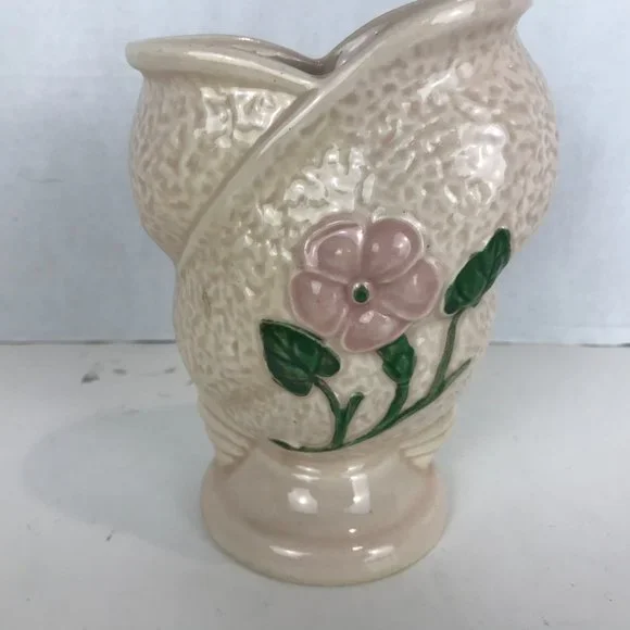 Vintage ceramic floral vase signed U.S.A. - Picture 5 of 5